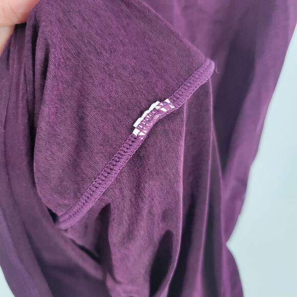Athleta Purple Rouched Back Tank Top S - Picture 7 of 7